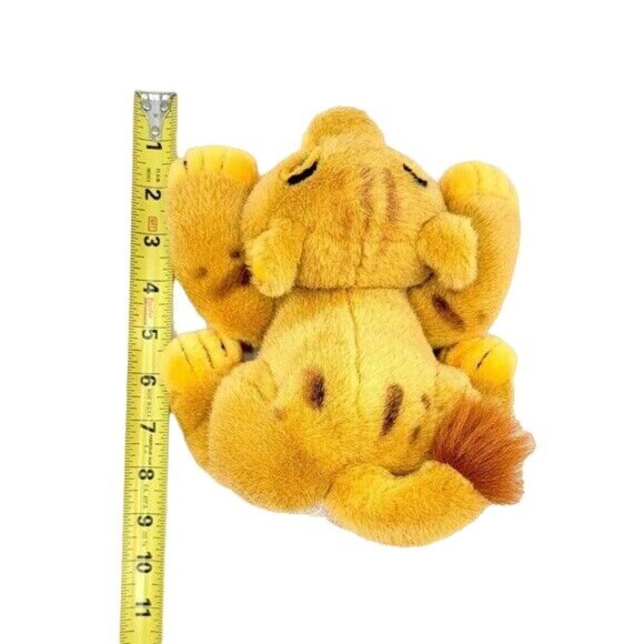 Disney Store Simba Plush Brown 9" Pouncing Crouching Baby Cub The Lion King - Picture 9 of 9